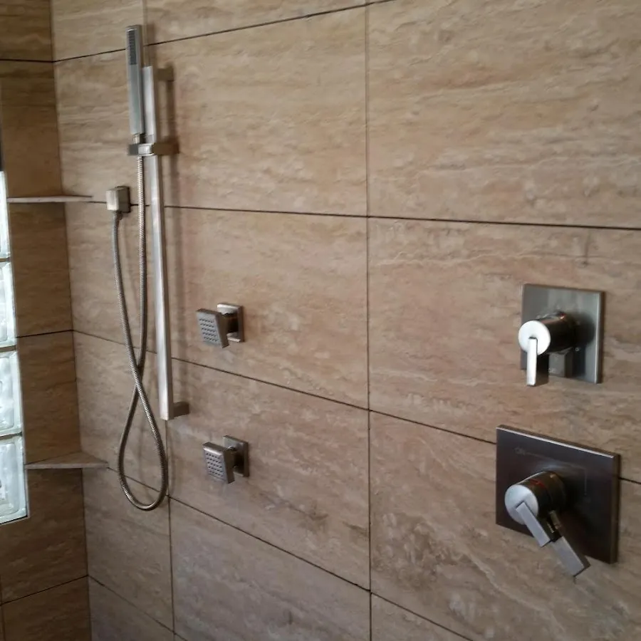 Shower fixture installation for Water Heater Replacement in Reading